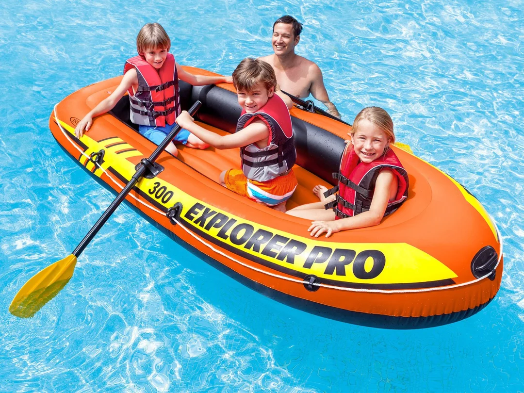 Gumenjak Explorer Pro 300 set 244 × 117 × 36 cm vesla + pumpa Intex 58358_3