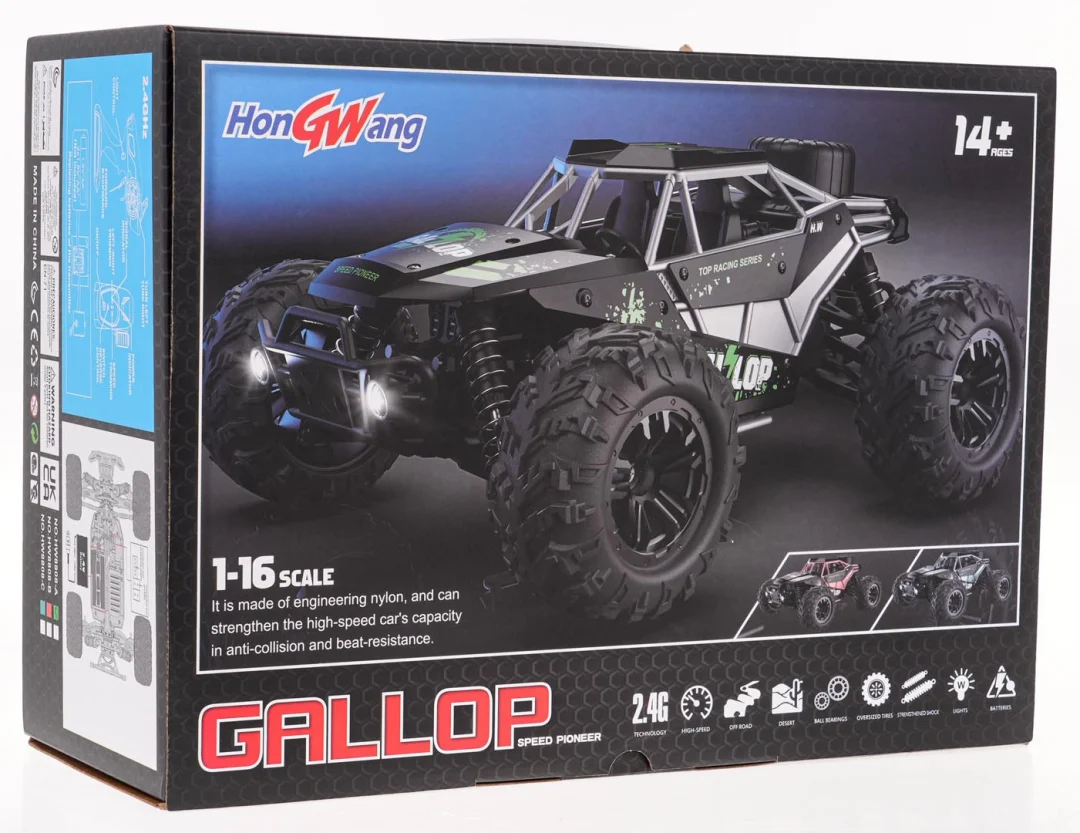 Gusjenica GALLOP 1:16 R/C zelena_8