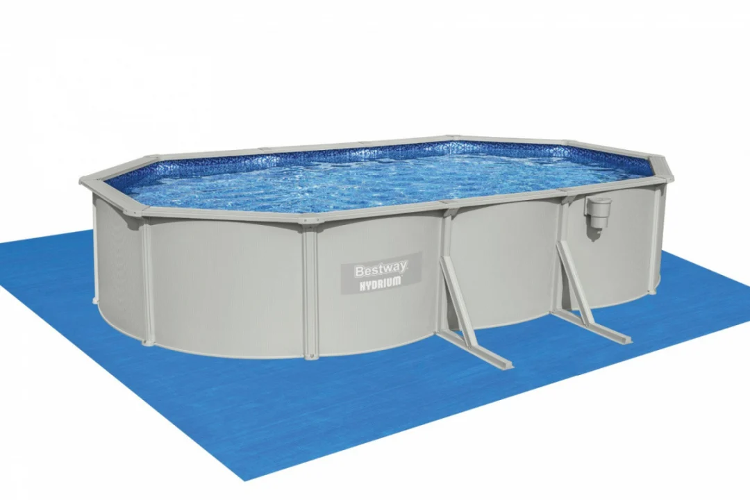 HYDRIUM Ovalni bazen s pločama 610x360x120, 20x12 stopa, BESTWAY 8 u 1 + pumpa za pijesak_4