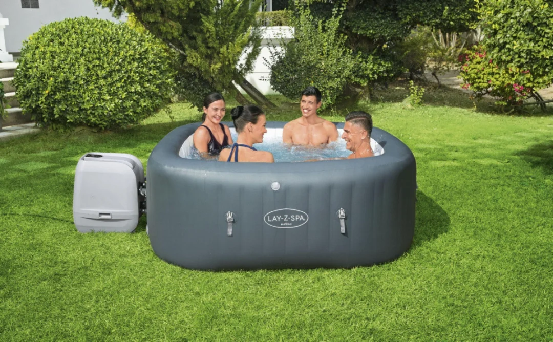 Hawaii Lay-Z-Spa HydroJet Pro BESTWAY napuhavajuća hidromasažna kada za 6 osoba + pumpa + filter +_6