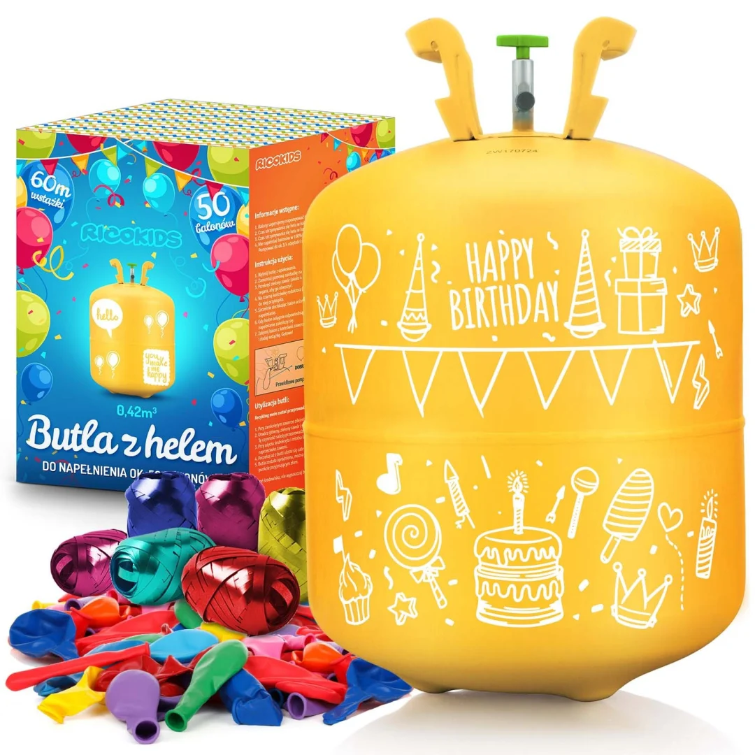 Helijumski cilindar 0,42m3 s balonima i Ricokids vrpcom_1