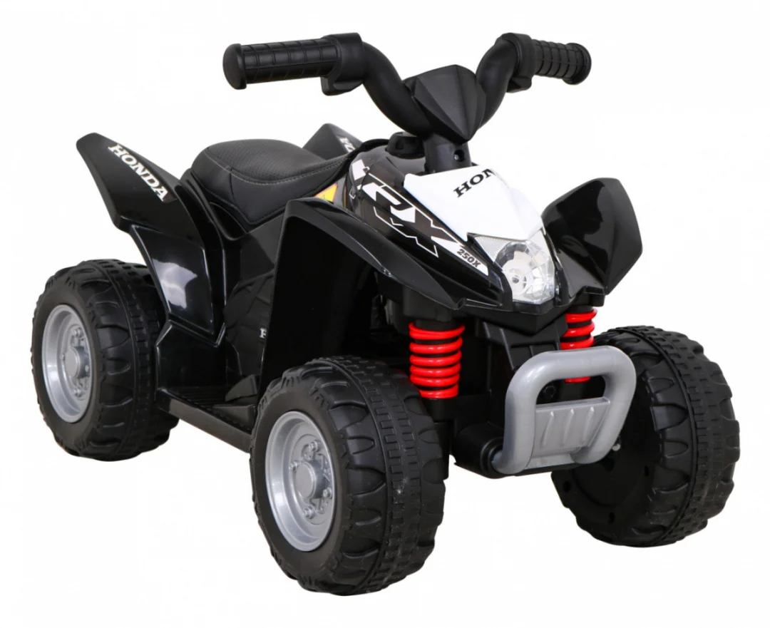 Honda 250X TRX Battery Quad crni + truba + LED + eko koža, crna quad na akumulator_10