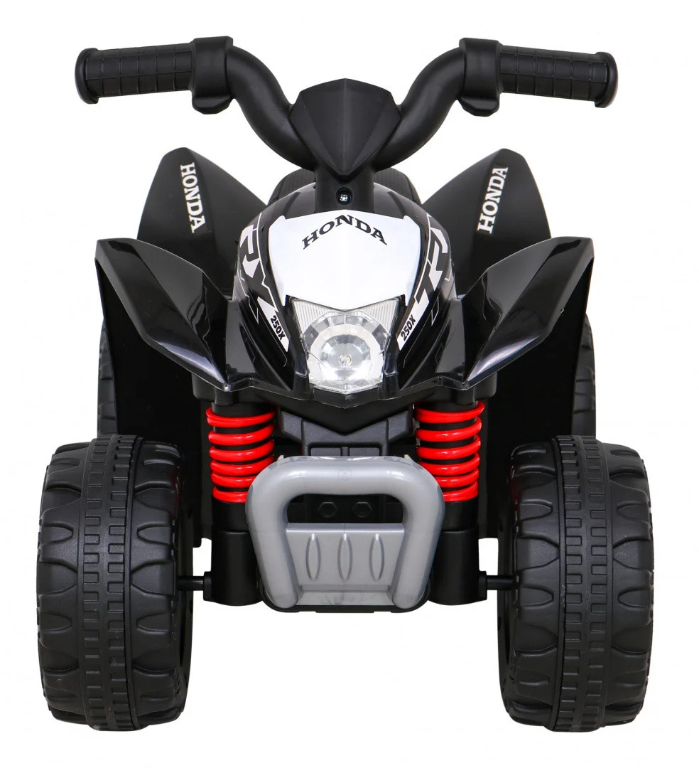 Honda 250X TRX Battery Quad crni + truba + LED + eko koža, crna quad na akumulator_3