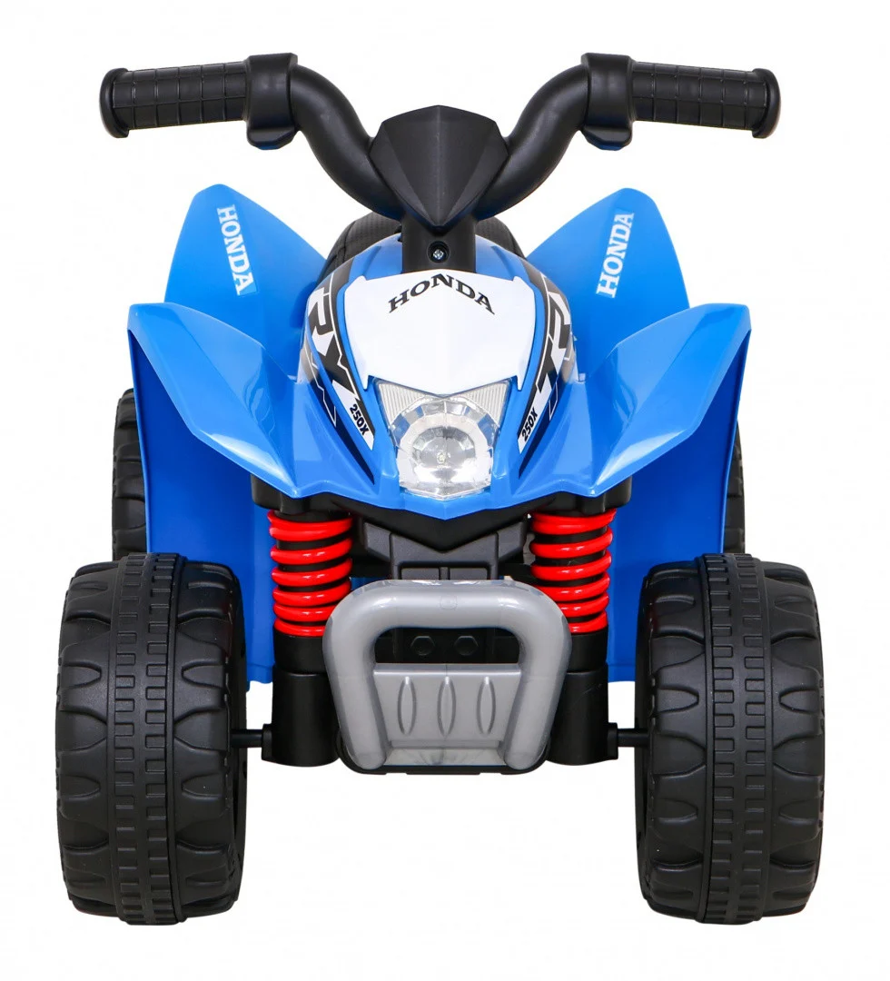 Honda 250X TRX Quad na baterije plavi + truba + LED + eko koža, plava quad na akumulator_3