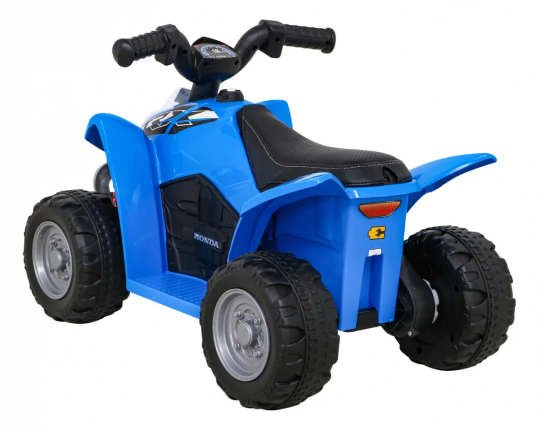 Honda 250X TRX Quad na baterije plavi + truba + LED + eko koža, plava quad na akumulator_5