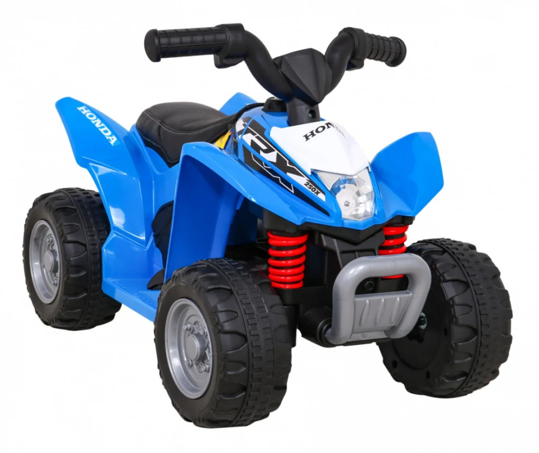 Honda 250X TRX Quad na baterije plavi + truba + LED + eko koža, plava quad na akumulator_9