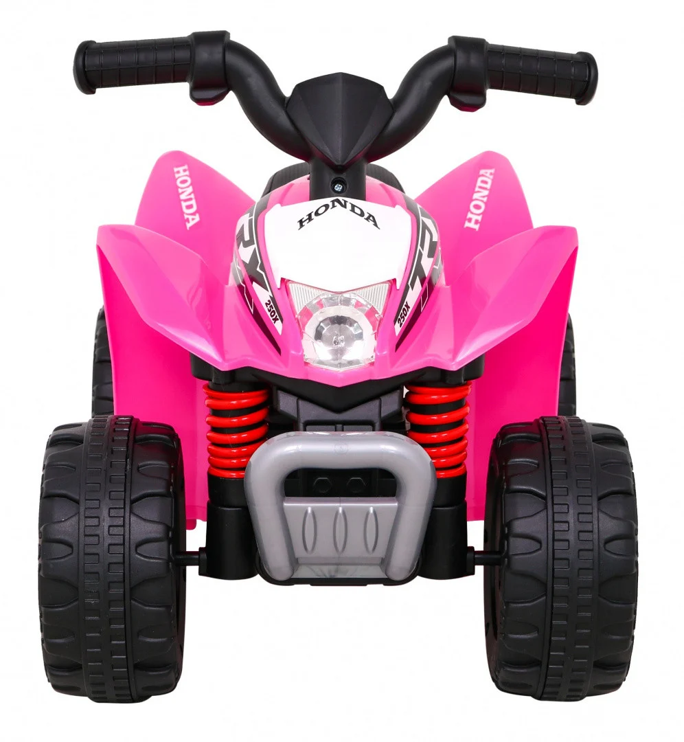Honda 250X TRX baterijski quad roza + truba + LED + eko koža quad na akumulator_3