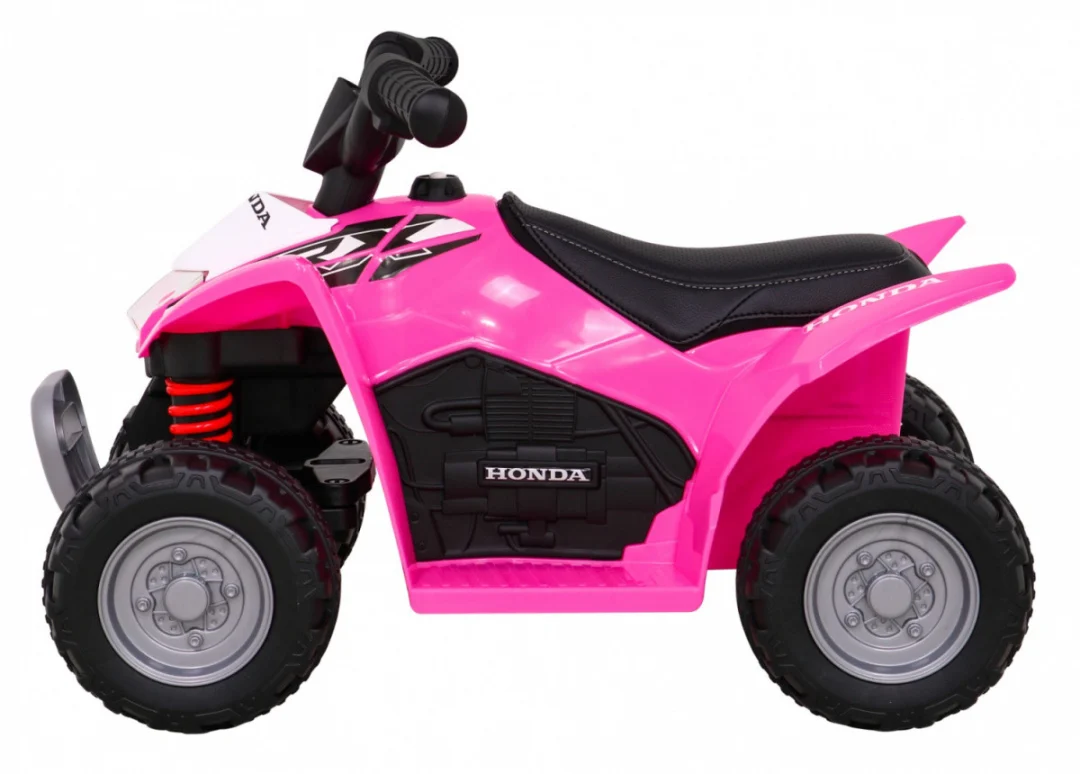Honda 250X TRX baterijski quad roza + truba + LED + eko koža quad na akumulator_4