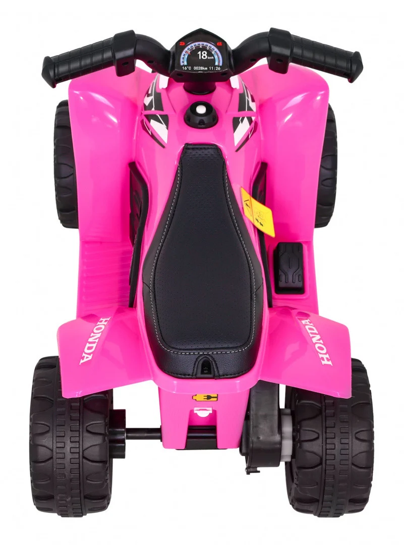 Honda 250X TRX baterijski quad roza + truba + LED + eko koža quad na akumulator_6
