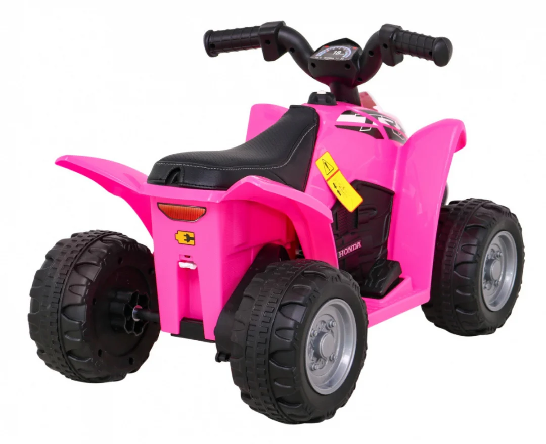 Honda 250X TRX baterijski quad roza + truba + LED + eko koža quad na akumulator_8