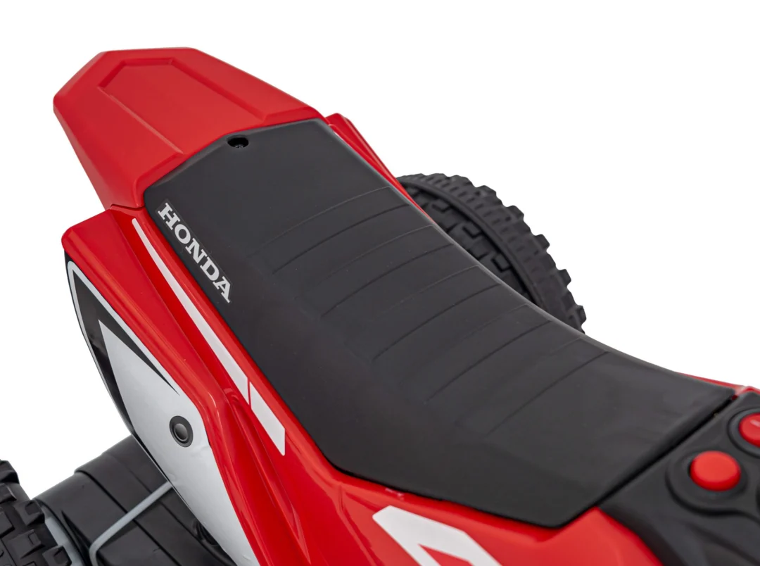 Honda CRF 450R Dječji kros motocikl na baterije, crveni + 3 kotača + gumena gazišta + truba, crvena motor na akumulator_12