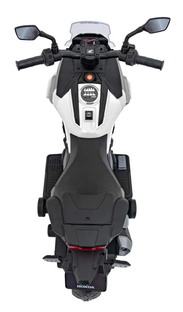Honda NC750X bijeli motocikl, bijela motor na akumulator_10