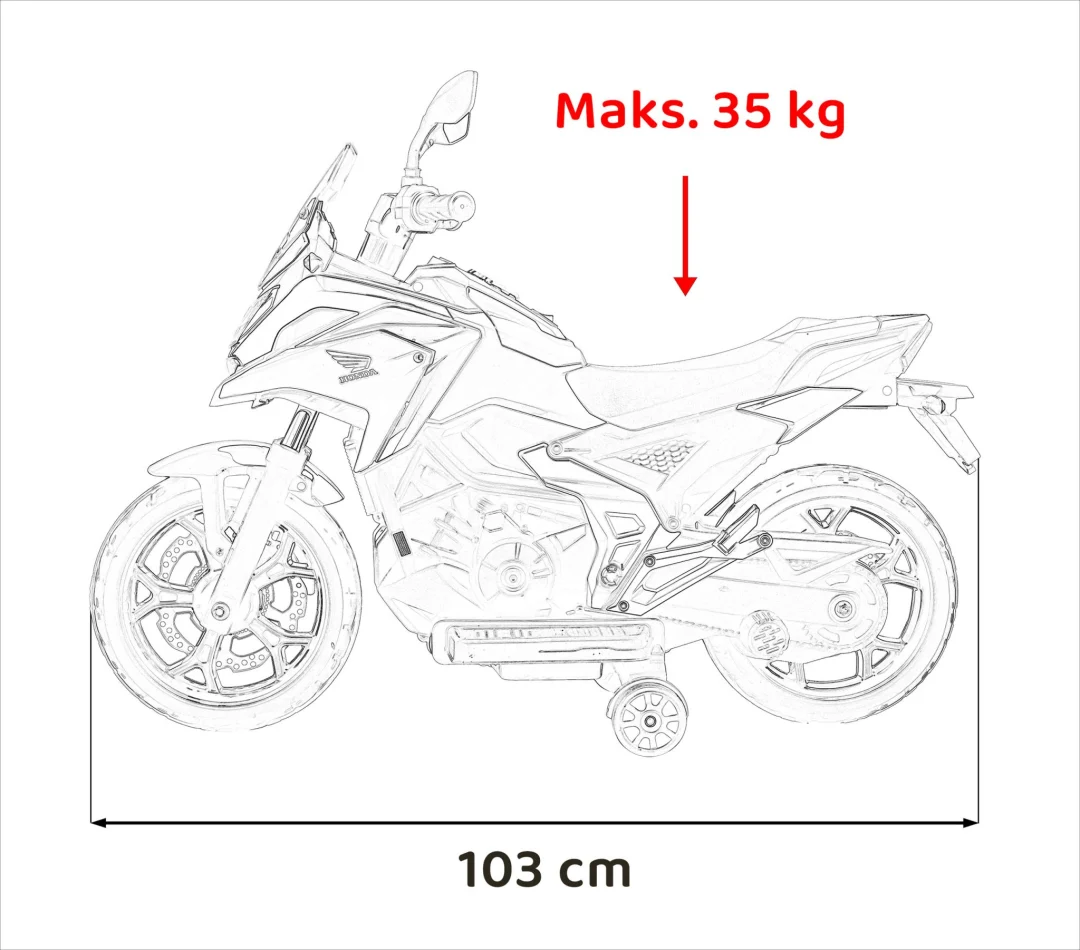 Honda NC750X bijeli motocikl, bijela motor na akumulator_3