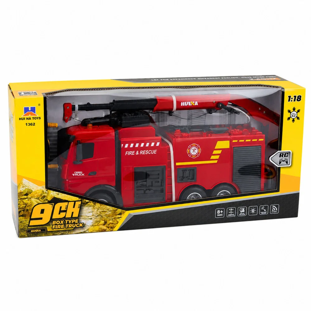 Huina RC vatrogasno vozilo s dizalicom i vodenim topom 1:18_5