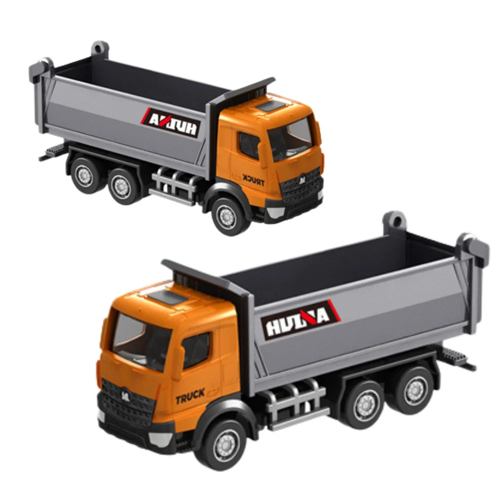 Huina metalni kiper kamion 1:80, narančasti_2
