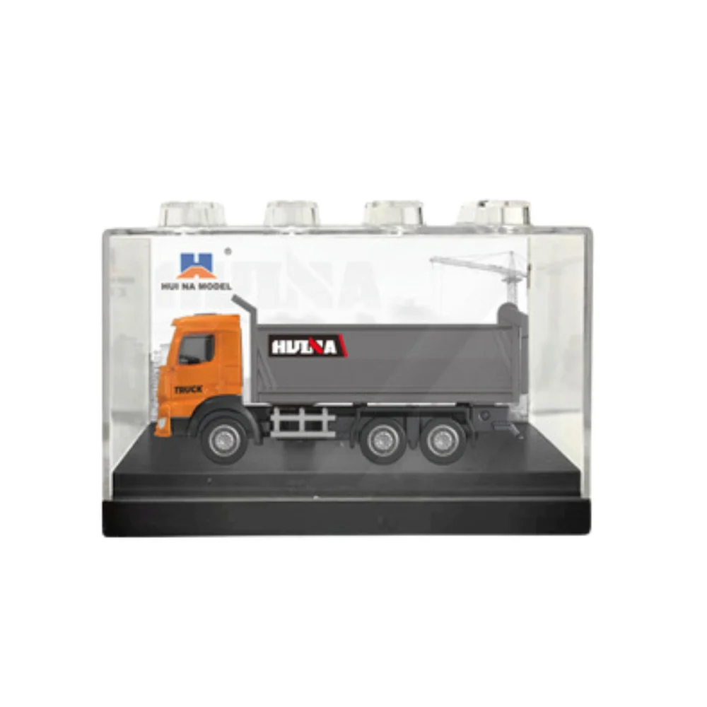 Huina metalni kiper kamion 1:80, narančasti_3