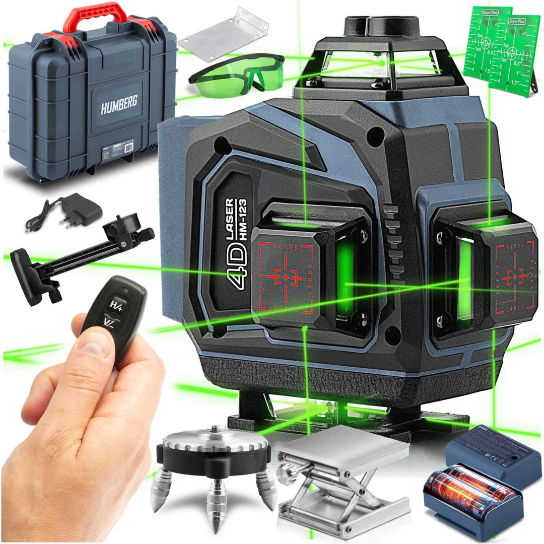 Humberg HM-170 križni laser u koferu + pribor_1