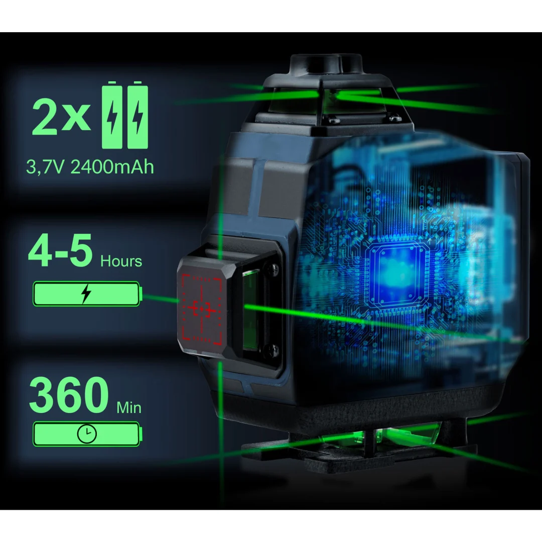Humberg HM-170 križni laser u koferu + pribor_7