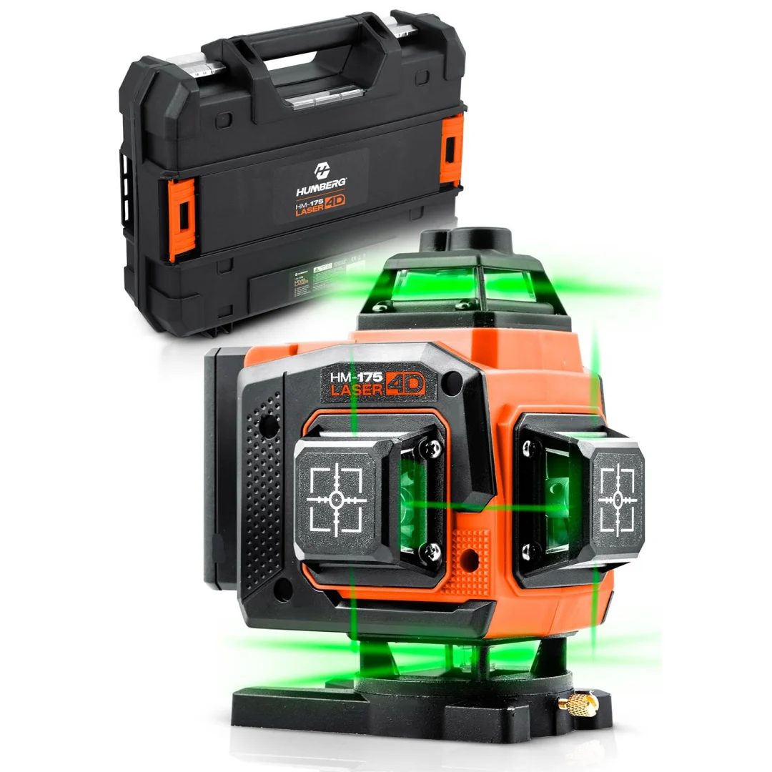 Humberg HM-175 križni laserski nivelir u koferu + pribor_3
