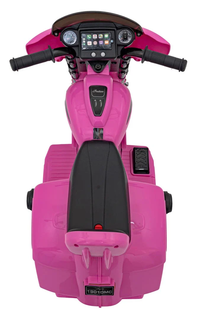 INDIJSKO ružičasto vozilo chopper motor na akumulator_10