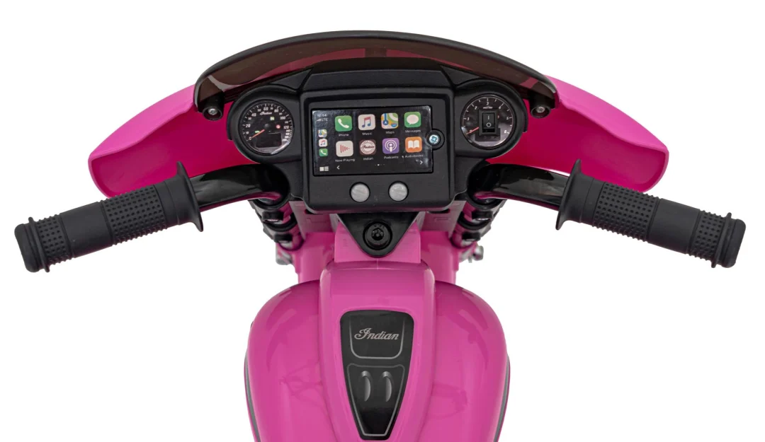 INDIJSKO ružičasto vozilo chopper motor na akumulator_11