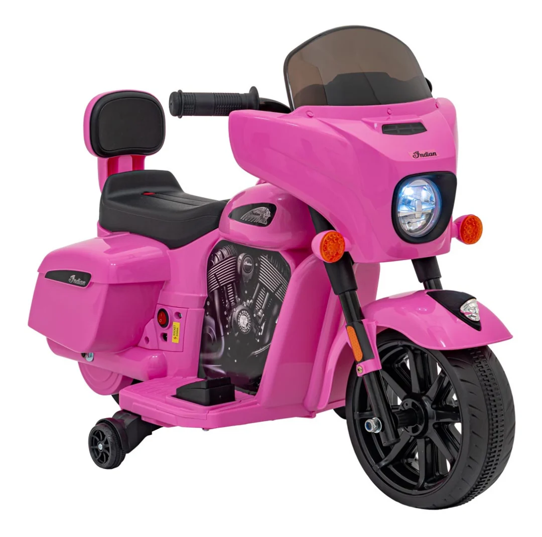 INDIJSKO ružičasto vozilo chopper motor na akumulator_5