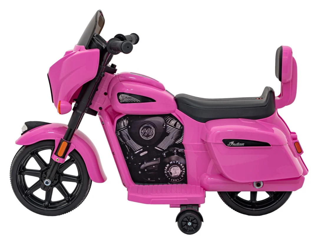 INDIJSKO ružičasto vozilo chopper motor na akumulator_6