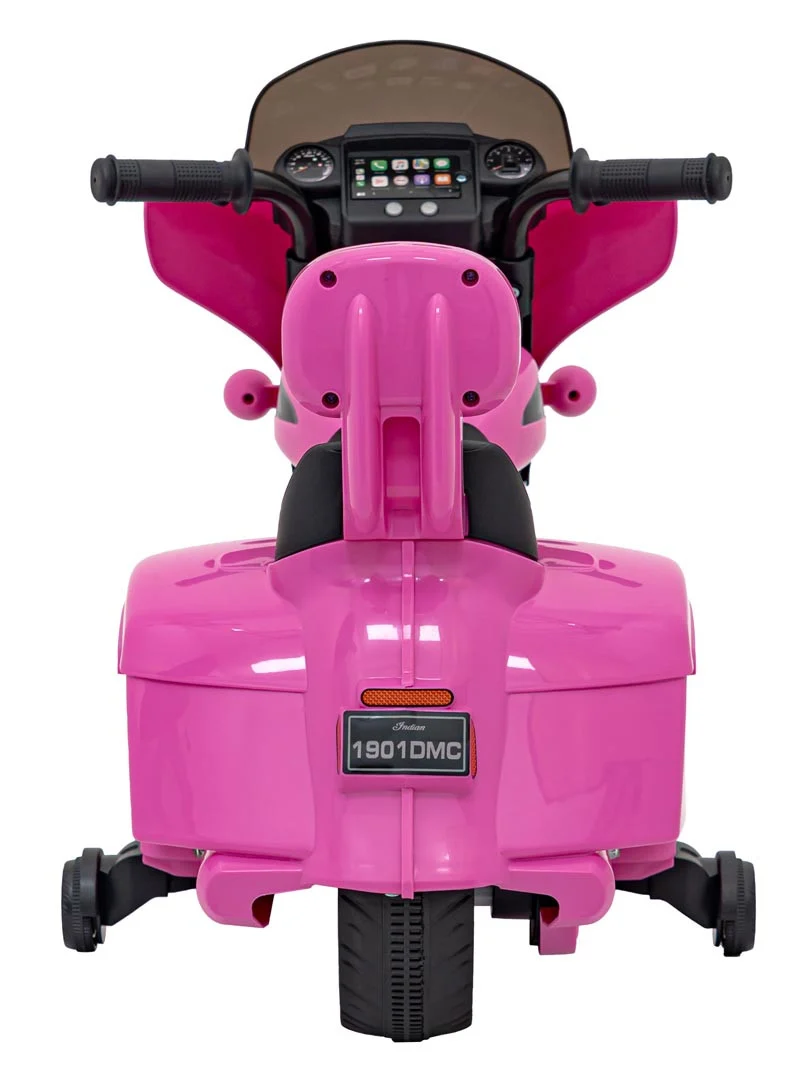INDIJSKO ružičasto vozilo chopper motor na akumulator_8