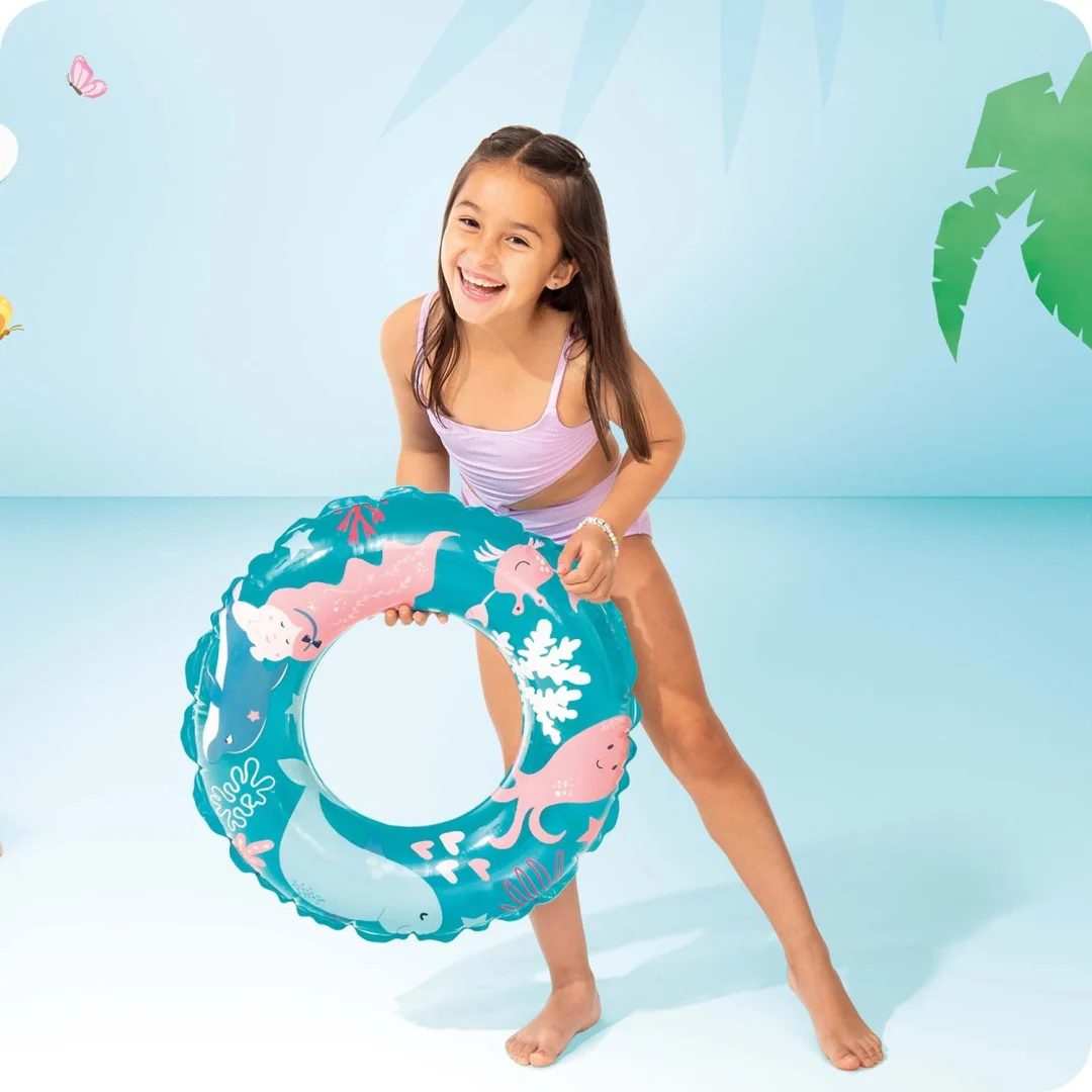 INTEX 59242 šareni plavi prsten za plivanje Ø 61 cm_2