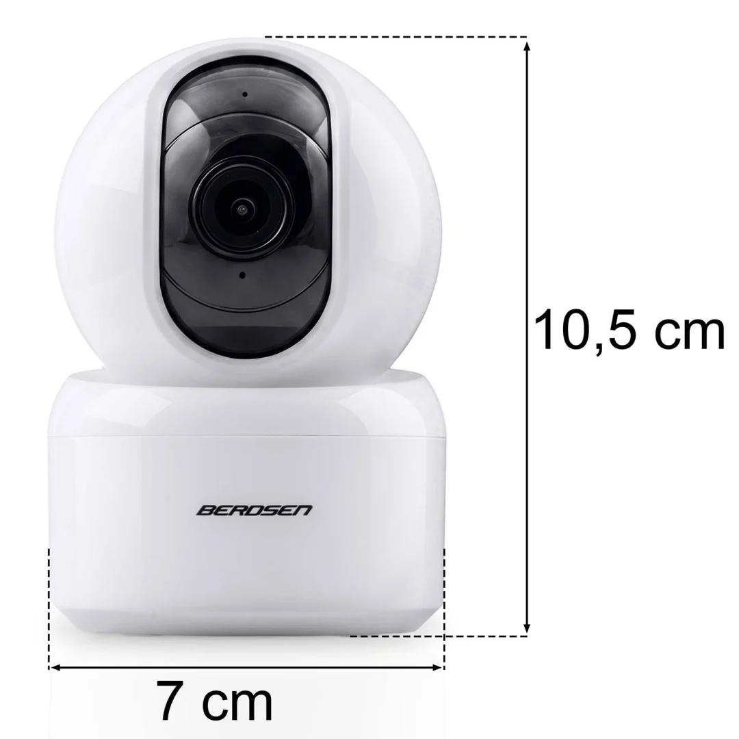 IP kamera 3MP rotirajući monitor za bebe Berdsen BD-940 bijela_18