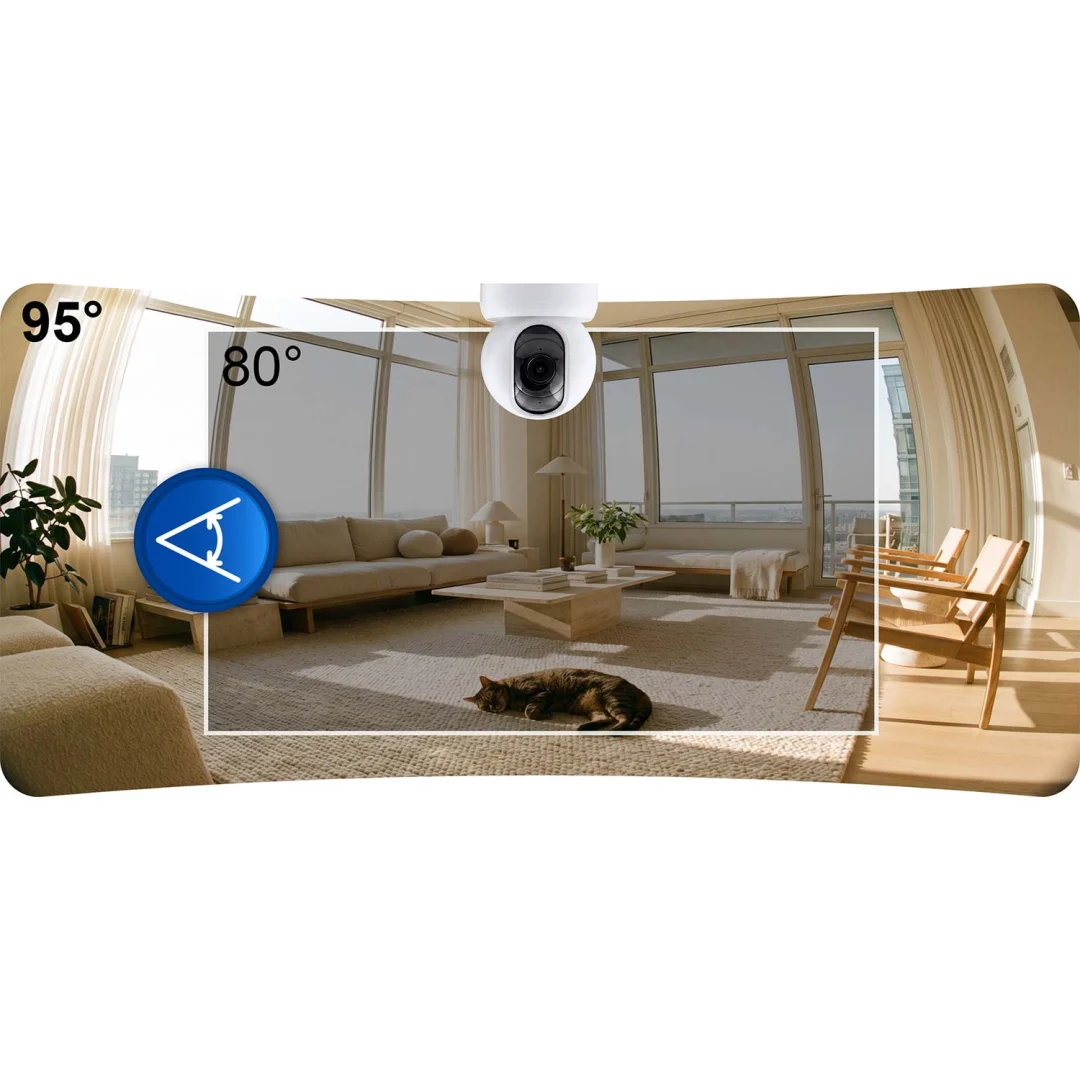 IP kamera 3MP rotirajući monitor za bebe Berdsen BD-940 bijela_9
