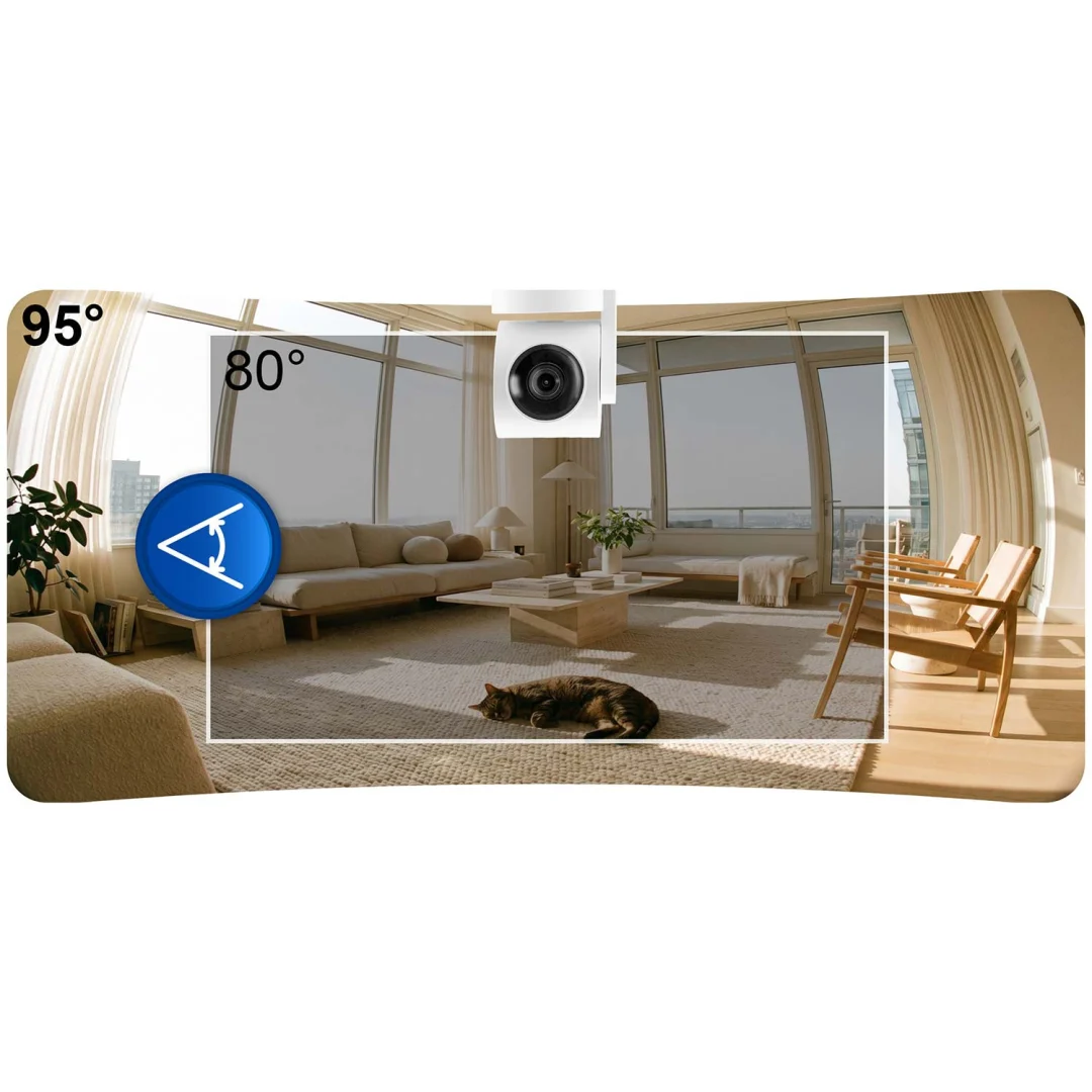IP kamera 3MP rotirajući monitor za bebe Berdsen BD-942 bijela_13