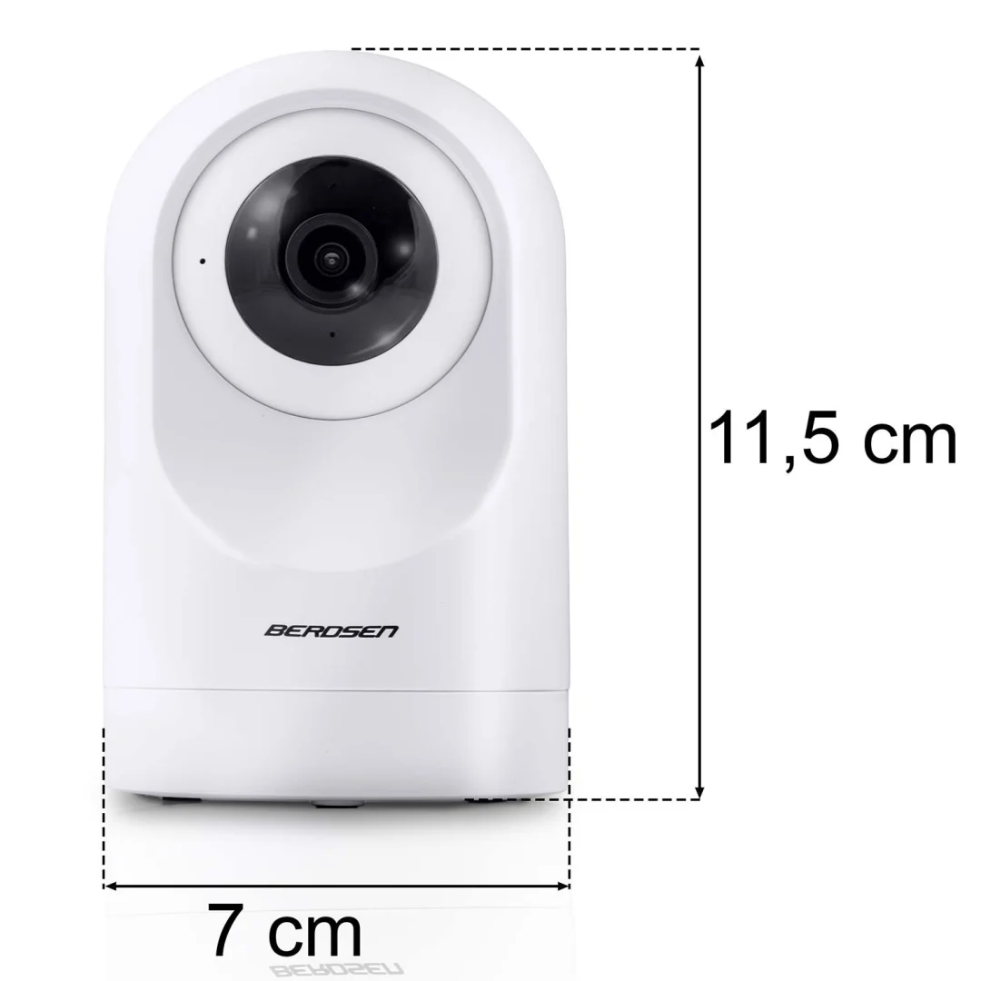 IP kamera 5MP rotirajući monitor za bebe Berdsen BD-941 bijela_18