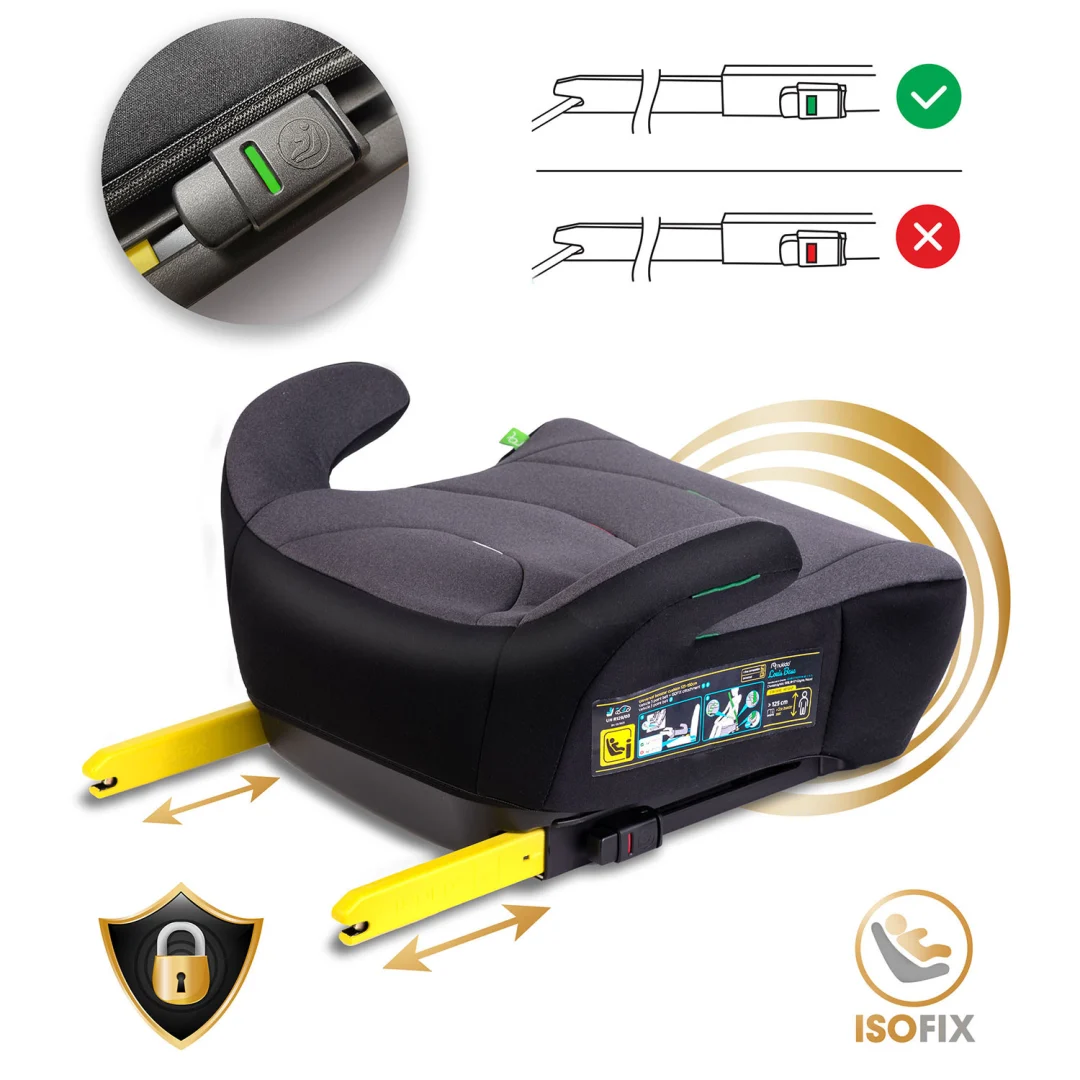 ISOFIX autosjedalo Nukido Louis 22–36 kg, siva, var. 710201_4