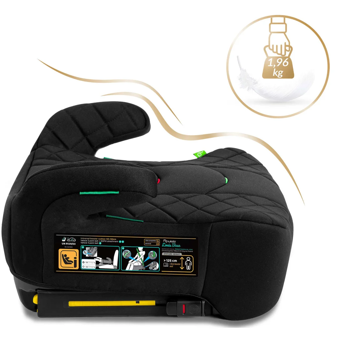 ISOFIX autosjedalo Nukido Louis 22–36 kg, siva_6