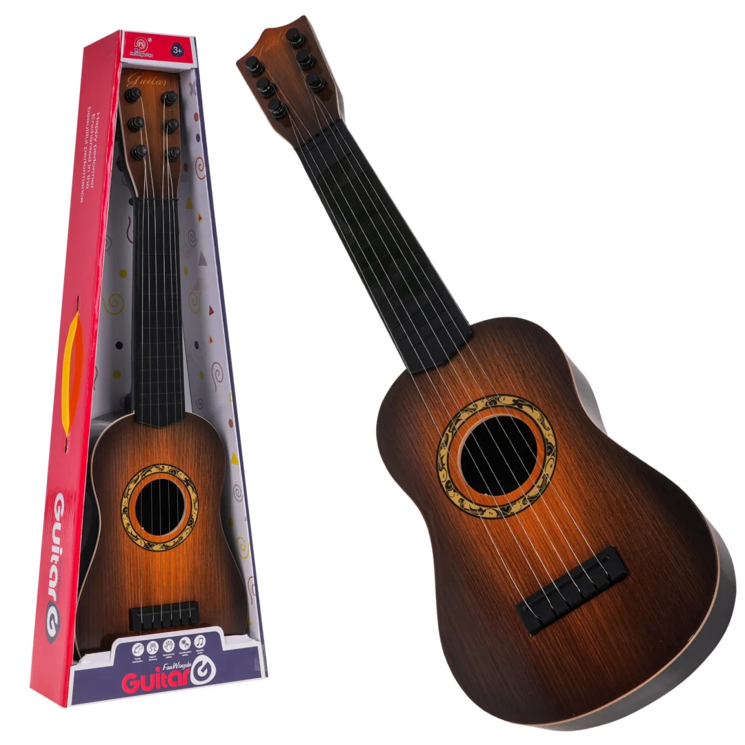 Igraća klasična gitara tamnosmeđa 3+ 6 žica_2