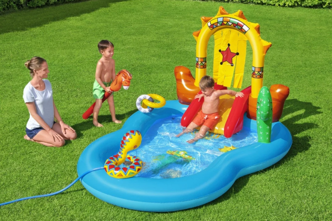 Igralište Divljeg zapada + BESTWAY tobogan_10