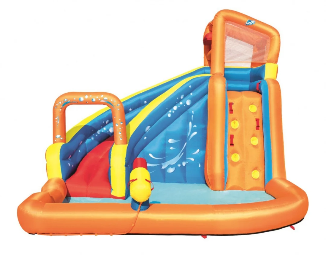 Igralište Vodeni park za djecu 5+ BESTWAY + Tobogan + Zid za penjanje_2