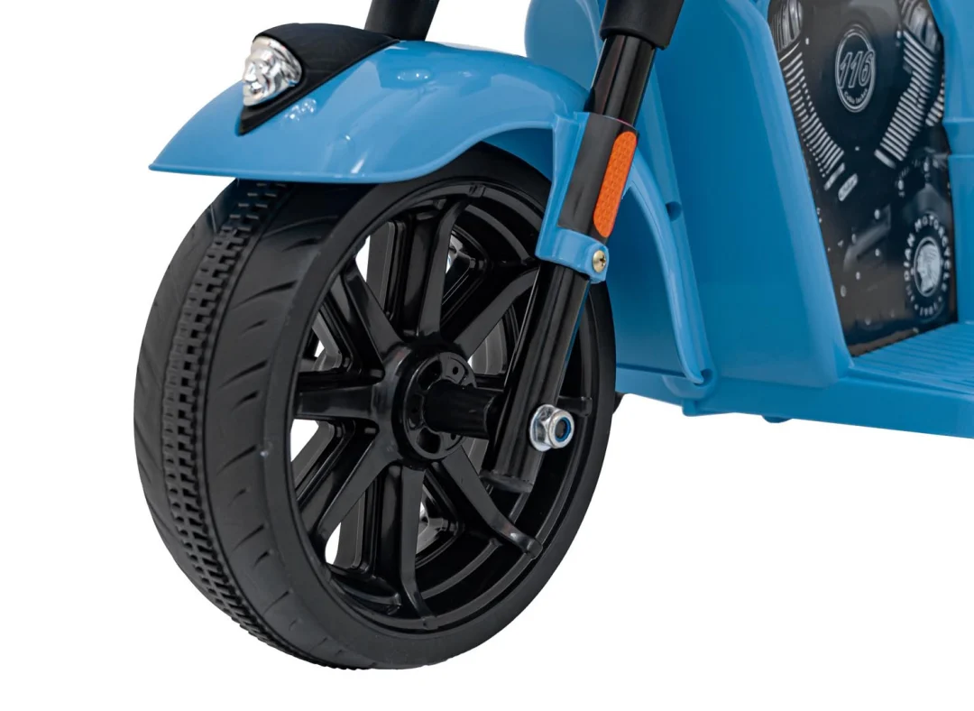 Indian chopper motocikl na akumulator, plavi motor na akumulator_16