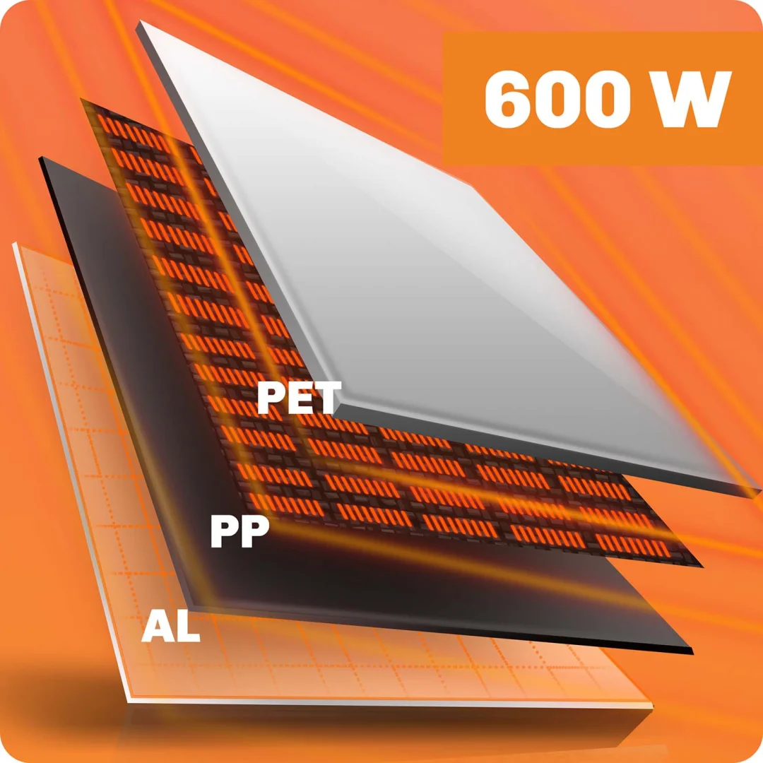 Infracrveni grijač 600W Berdsen BD-981 WiFi aplikacija za daljinsko upravljanje_10