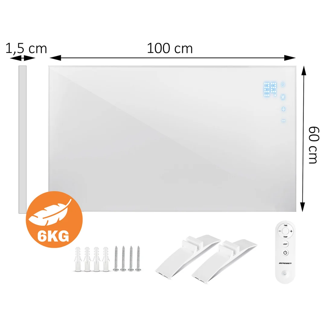 Infracrveni grijač 600W Berdsen BD-981 WiFi aplikacija za daljinsko upravljanje_5
