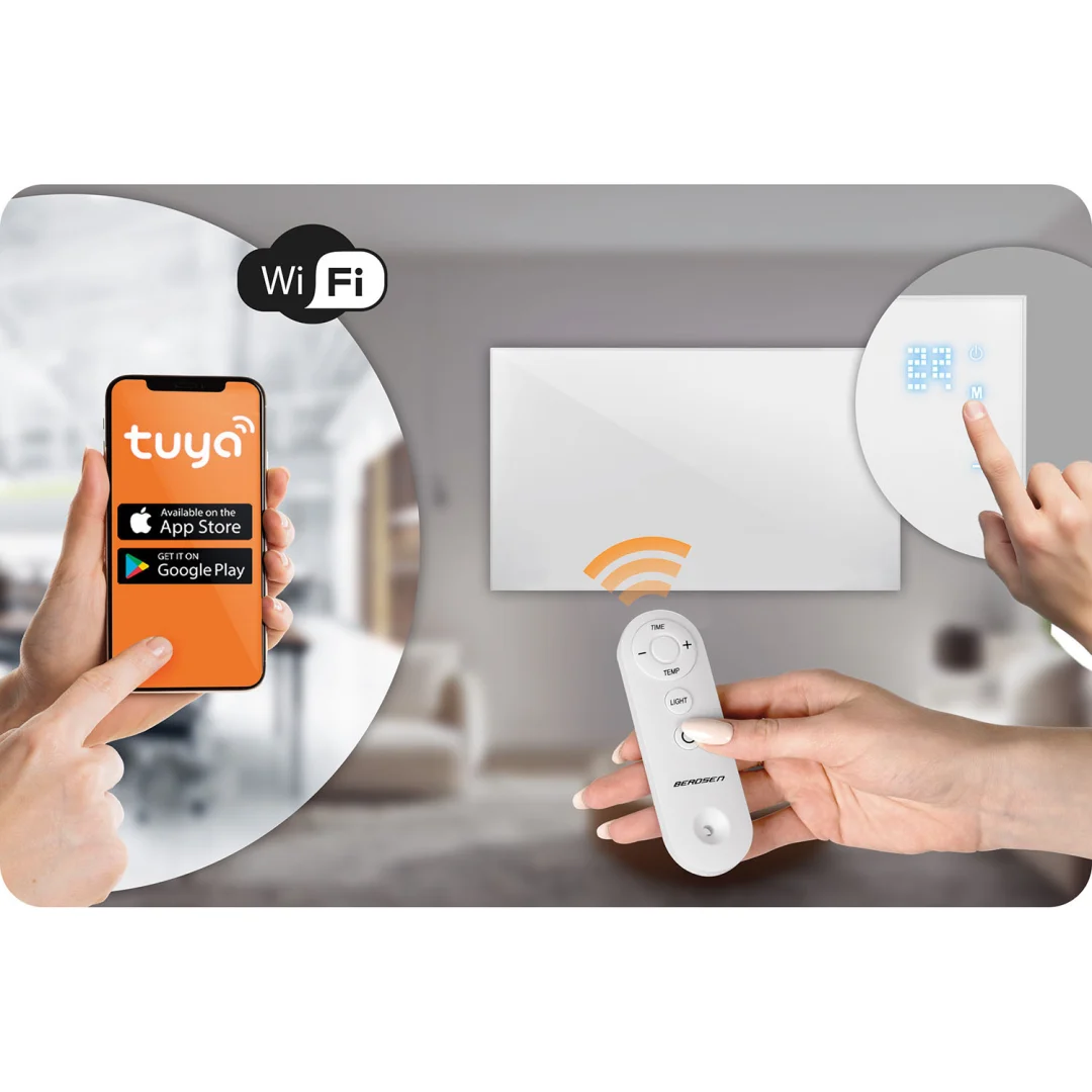 Infracrveni grijač 600W Berdsen BD-981 WiFi aplikacija za daljinsko upravljanje_6
