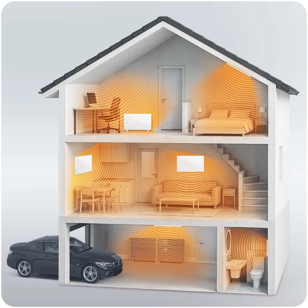 Infracrveni grijač 600W Berdsen BD-981 WiFi aplikacija za daljinsko upravljanje_8