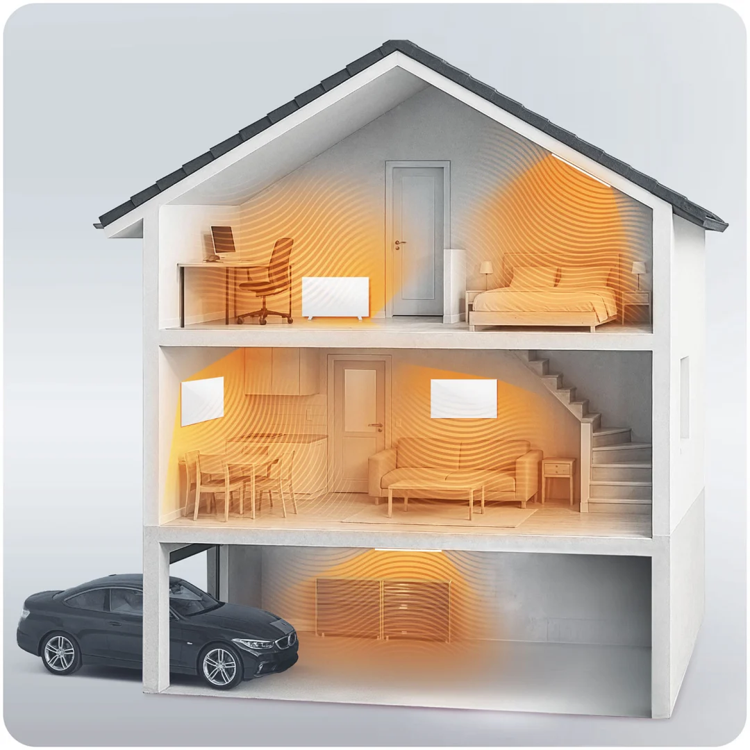 Infracrveni grijač 800W Berdsen BD-987 WiFi aplikacija za daljinsko upravljanje_5