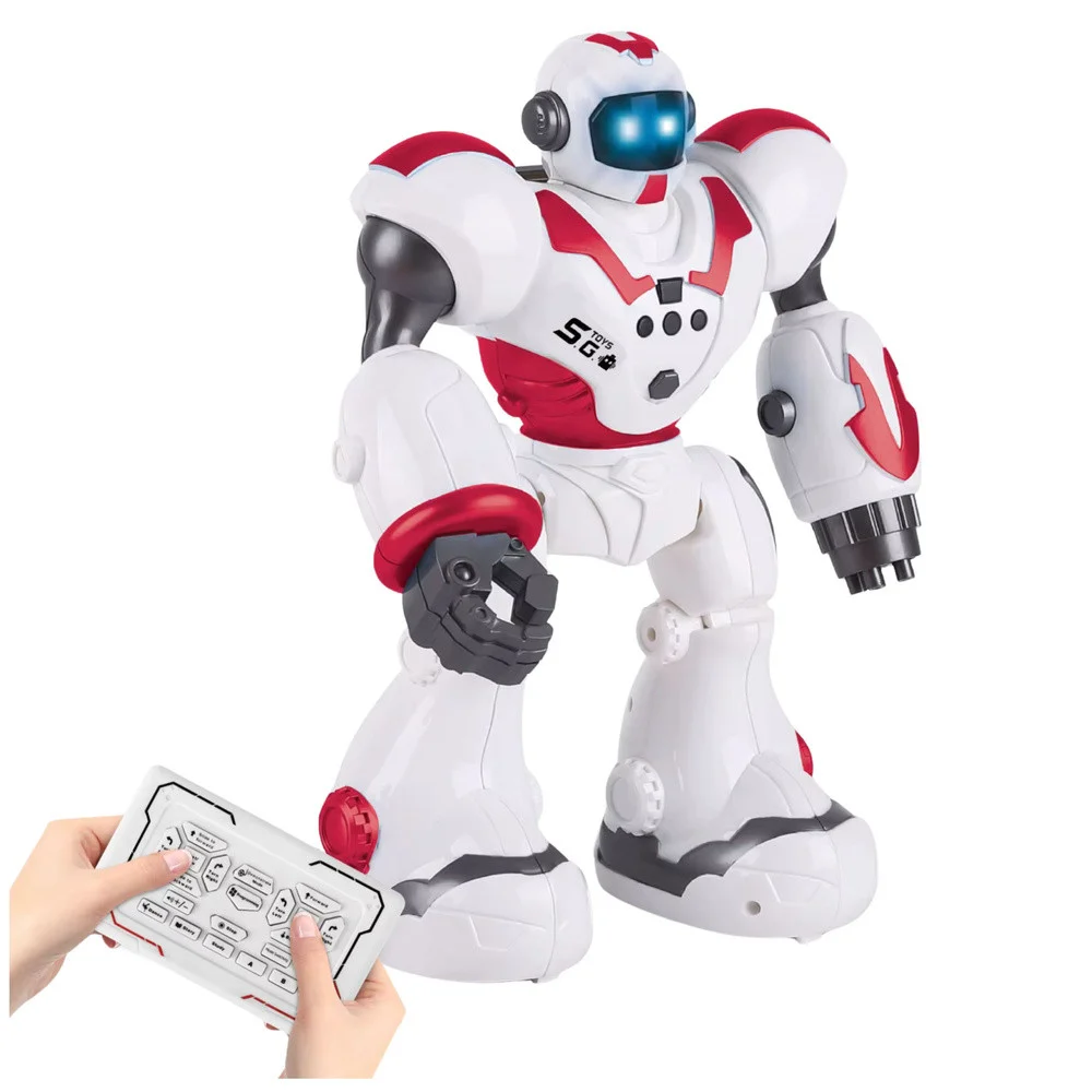 Interaktivni RC robot na daljinsko upravljanje, 16 funkcija, svjetla, zvukovi, ružičasta_3