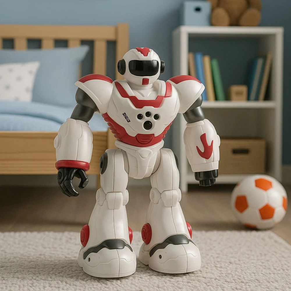 Interaktivni RC robot na daljinsko upravljanje, 16 funkcija, svjetla, zvukovi, ružičasta_4