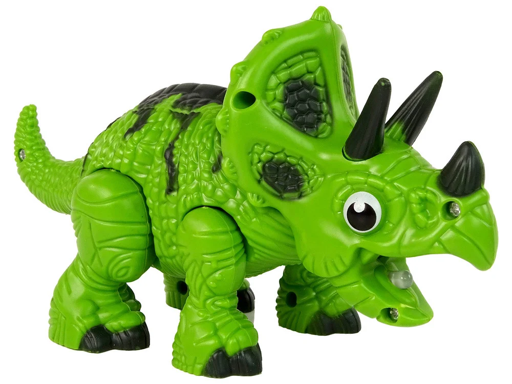 Interaktivni dinosaur Triceratops sa zvukom i parom, zeleni_3