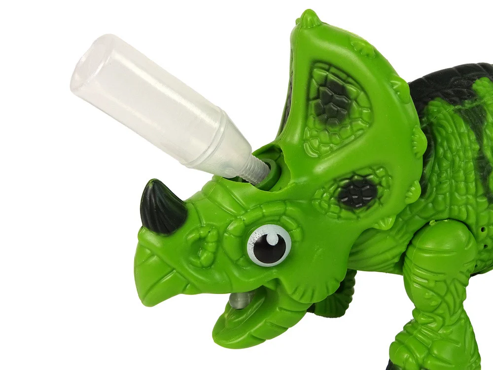 Interaktivni dinosaur Triceratops sa zvukom i parom, zeleni_4