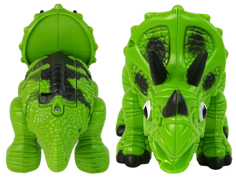 Interaktivni dinosaur Triceratops sa zvukom i parom, zeleni_7