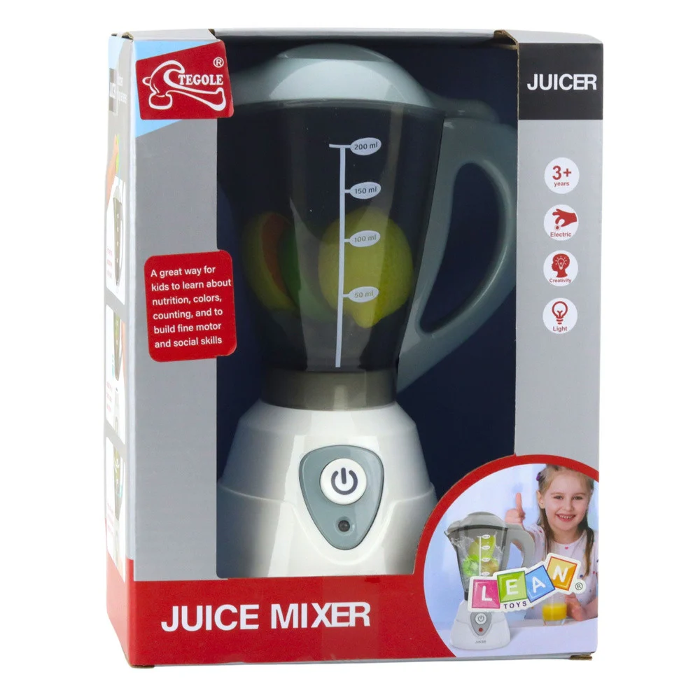 Interaktivni kuhinjski blender za djecu, svjetla, zvukovi, voće_4